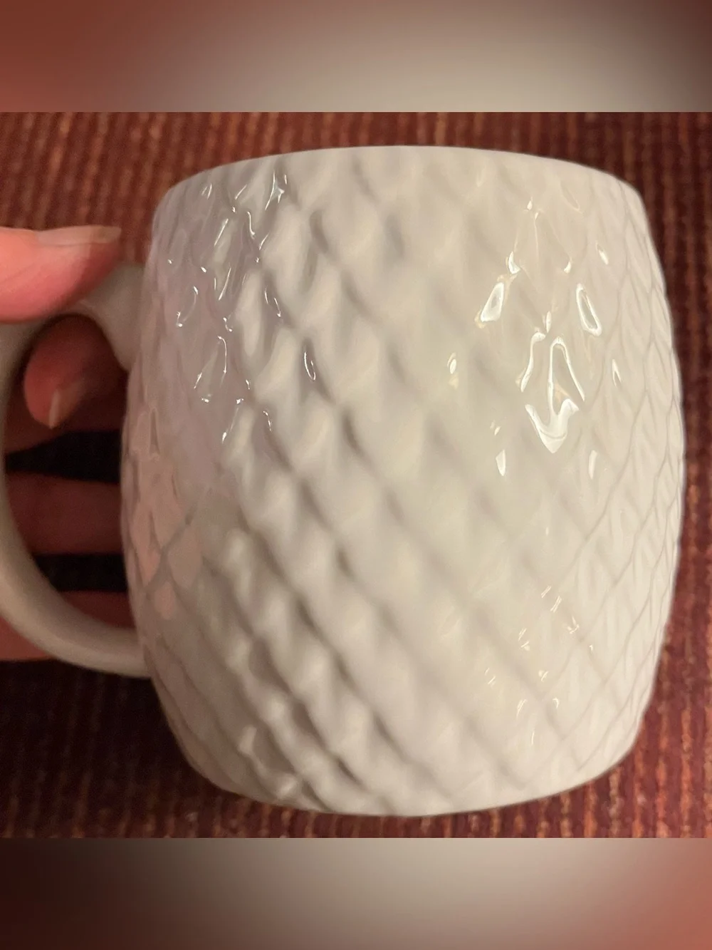 West Elm 20 oz. Embossed Owl Mug